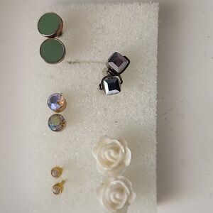 🔥5 Pairs Assorted Stud Earrings, Set #5
